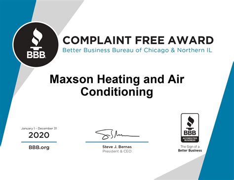 heating and air conditioning certification